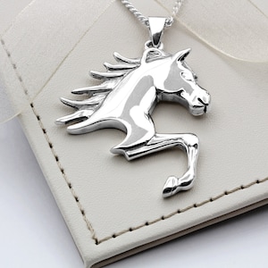 Sterling Silver Horse Necklace