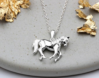 Sterling Silver Pony Necklace