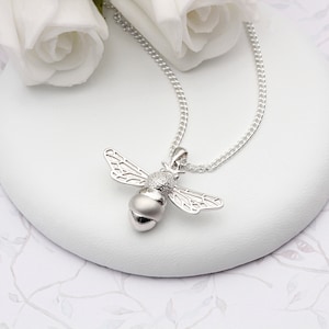 Sterling Silver Bee Necklace
