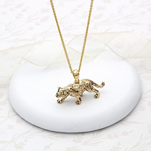 18ct Gold Vermeil Leopard Necklace
