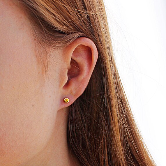 Gold on sale vermeil studs