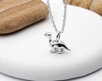 Sterling Silver Diplodocus Necklace