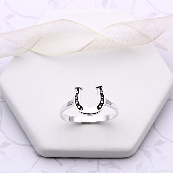 Horseshoe Ring Etsy