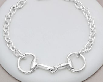 Trensenarmband aus Sterlingsilber
