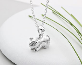 Sterling Silver Guinea Pig Necklace