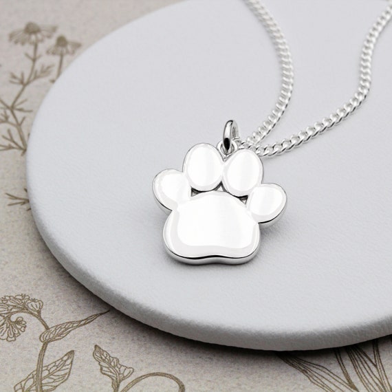 Paw Print Charm or Pendant Sterling Silver Paw Print Charm or Pendant Sterling Silver