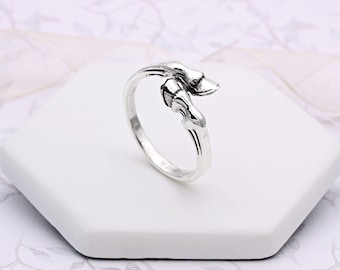 Sterling Silver Horse Hoof Ring