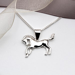 Sterling Silver Horse Necklace