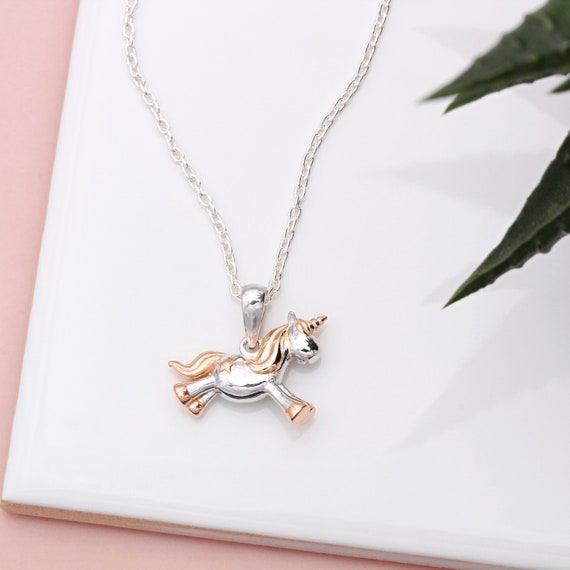 Buy El Regalo Cute Pony/Unicorn Pendant Necklace- Colorful Rainbow Zircon Unicorn  Jewelry for Kids/Girls/Teens & Women | Unicorn Jewelry for Unicorn Theme  Party- Gift for Girls at Amazon.in