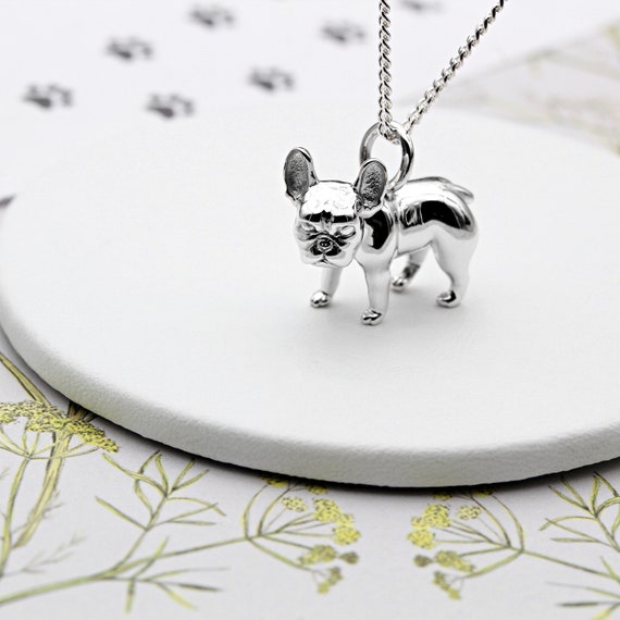 Qeelin Wang Wang Small French Bulldog Pendant - WW-030-FBPD-WGDBD