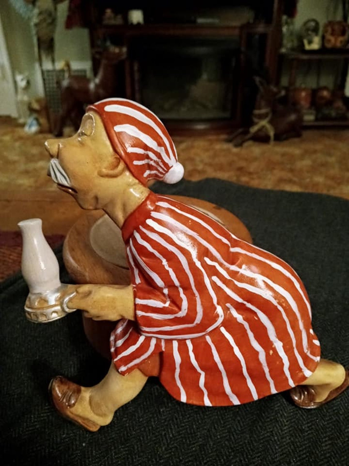 1960's arnels Pottery Man in Nightshirt and Etsy