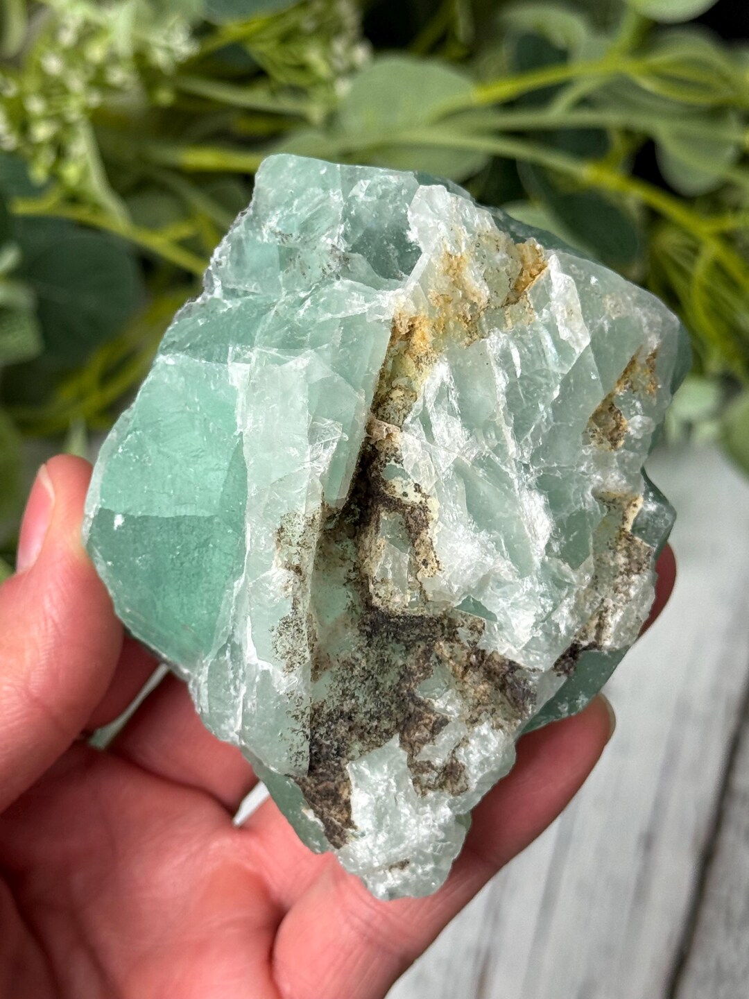 Raw Ruby Flo Rite Raw Fluorite Crystal Chunk | Rough Fluorite | Natural Gemstone (13.5oz ...
