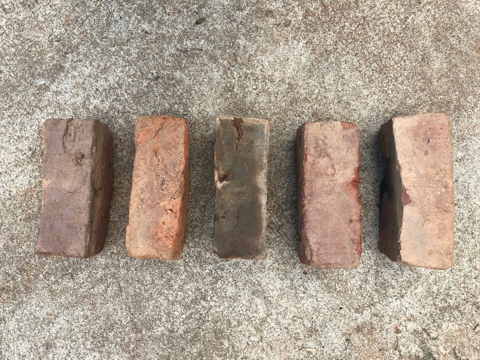 Antique 1800s Clay Brick Paver Vintage Southern Lot Available Etsy