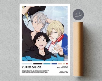 Yuri!! On Ice Anime Manga Wallscroll Poster Kunstdrucke Bider Drucke