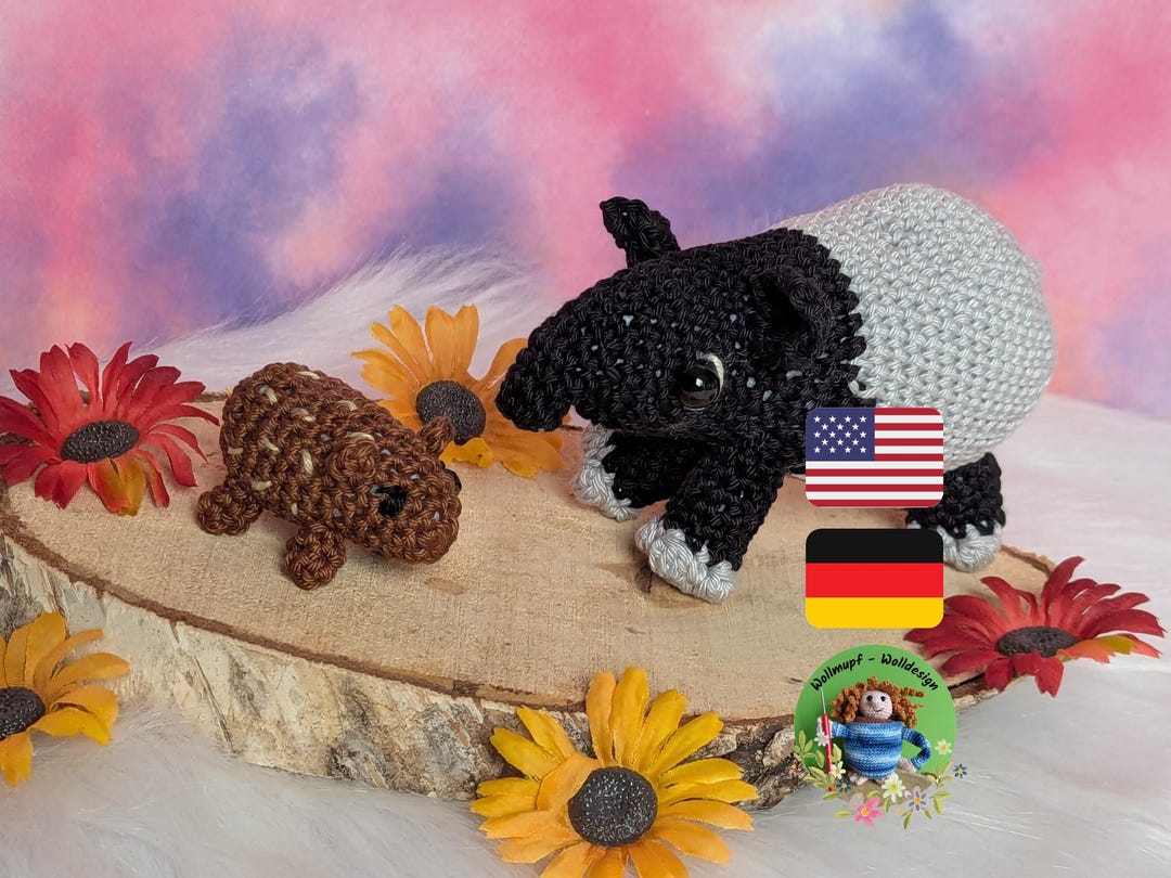 Tapir Pattern Tapir Instructions / Pattern - Etsy