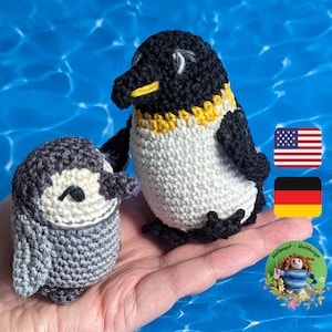 Patrón de crochet del pingüino emperador