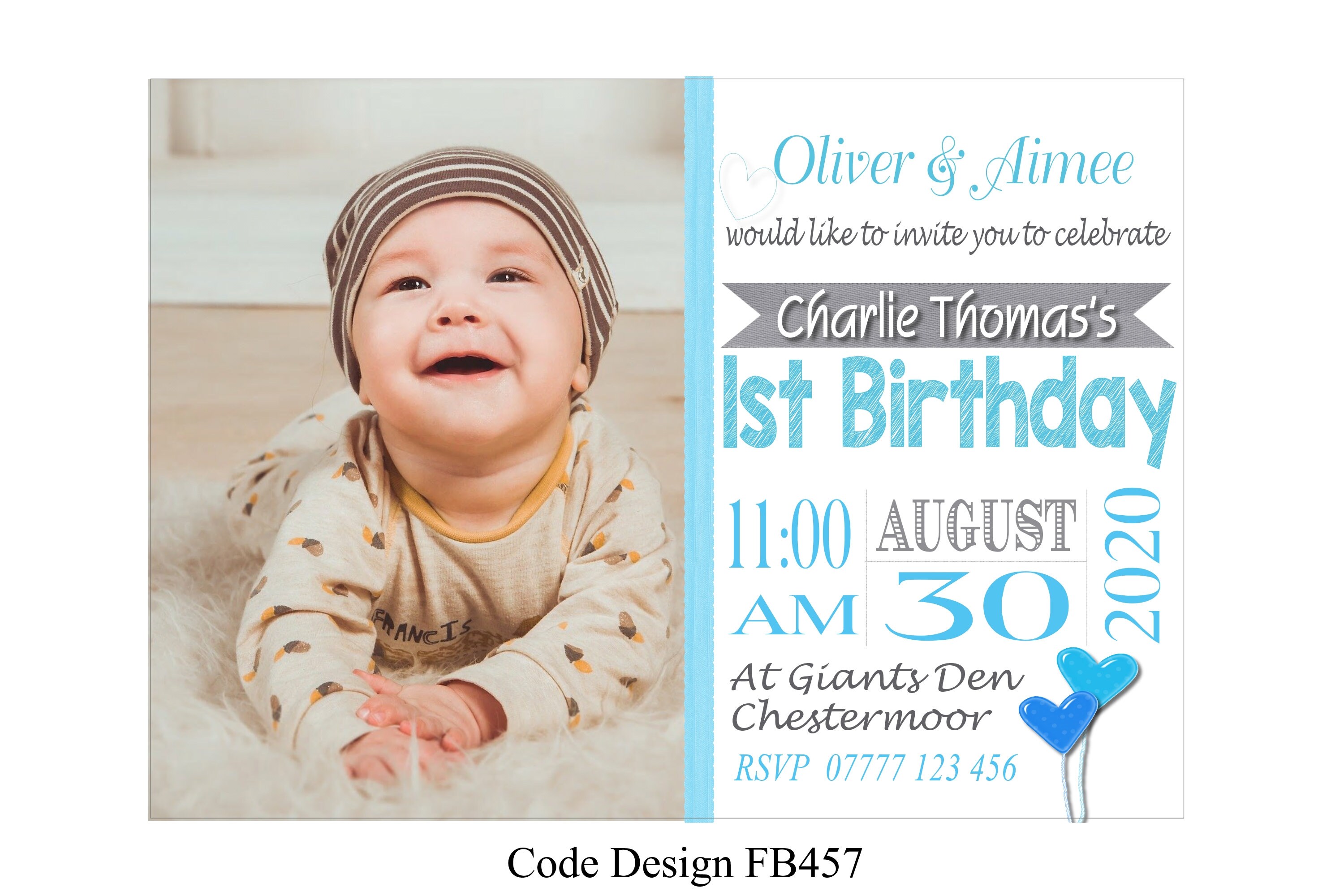 Jungen ersten Geburtstag Party personalisierte Einladung Etsy
