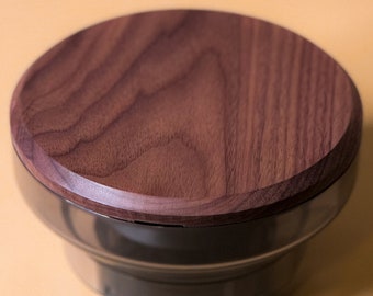 Wooden Bean Hopper Lid for Breville Barista Models - Espresso Grinder Cover