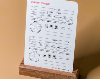 Espresso Brew Log for Home Baristas - Coffee Tasting Journal & Dial-In Tracker