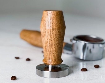 Handcrafted Coffee Tamper - 58mm, 54mm, 51mm Sizes - Compatible with Breville Machines - The Form