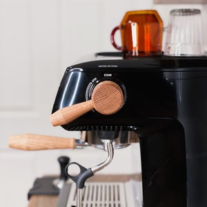 Wooden Steam Lever | Water Knob | Slayer Mod | Breville Dual Boiler