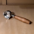 Bottomless Portafilter for Breville - 54mm & 58mm Sizes - Wooden Handle Espresso Tool
