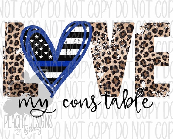 Thin Blue Line Leopard Cheetah Animal Prints Police Officer T-Shirt Thin Blue Line Leopard Cheetah Animal Prints Police Officer T-Shirt