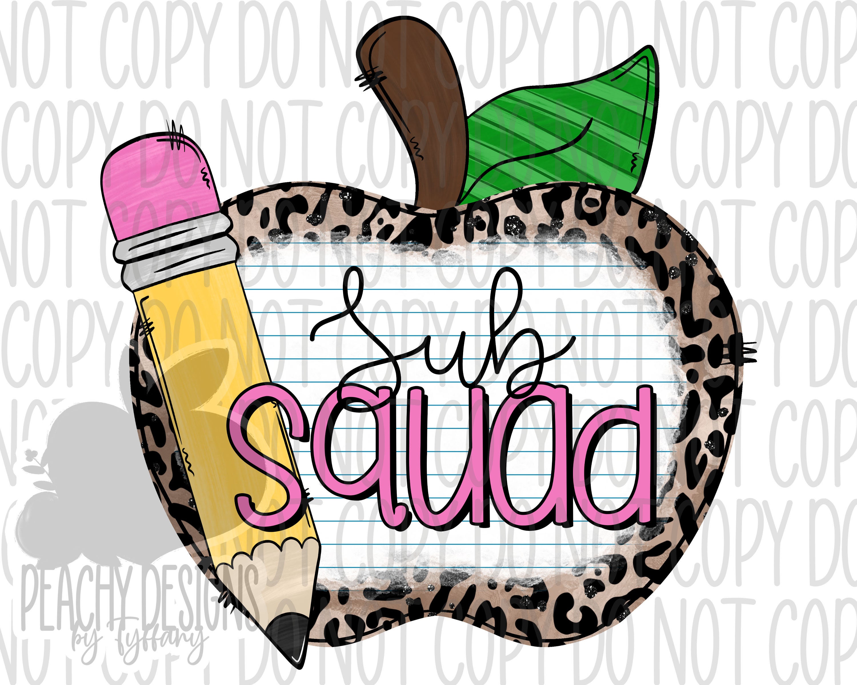 Sub Squad PNG, digital download, sublimation designs, sublimation downloads, School clipart, Back to School, Substitute Teacher