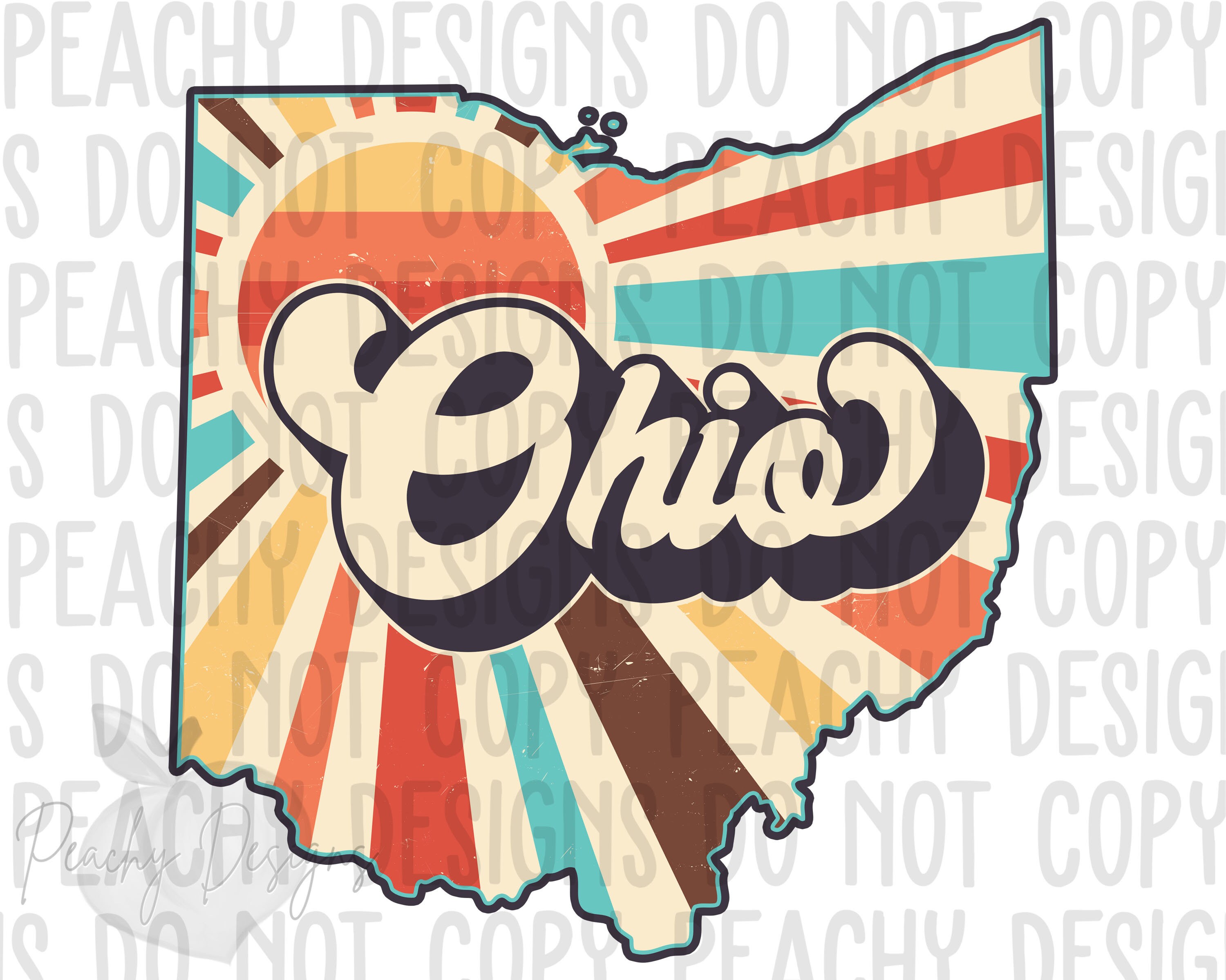 Retro Ohio Png, Ohio State Png, Ohio Clipart, Sublimation Designs, DTG, Ohio  Sublimation Design, States Clipart, Vintage Ohio - Etsy