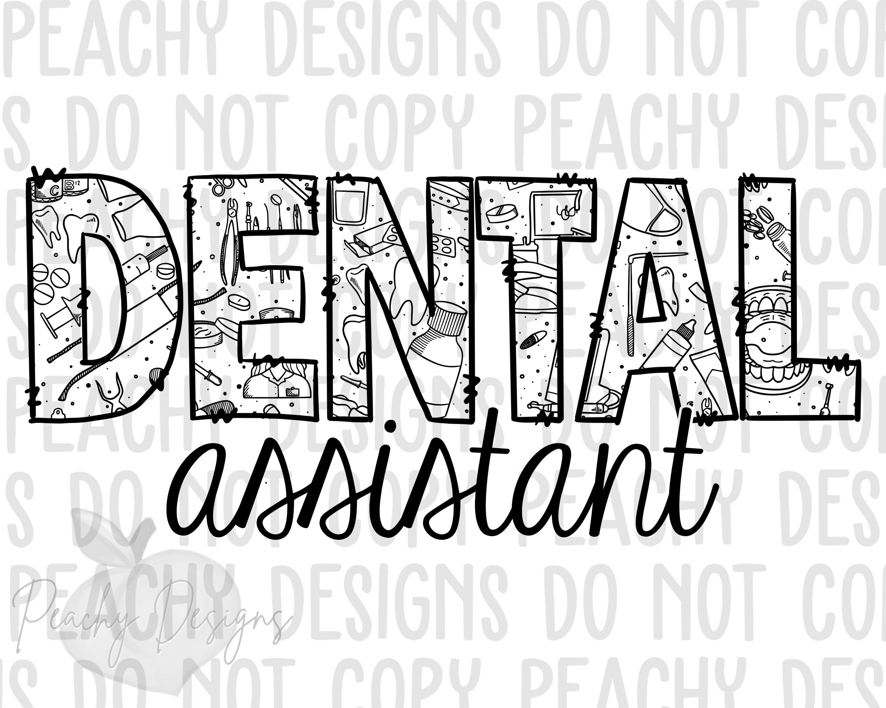 Dental Assistant PNG dental png dental assistant digital Etsy