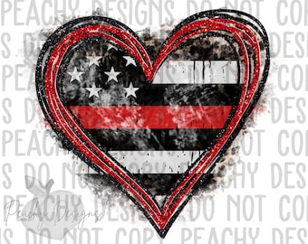 Fire Fighter png, Digitale download, Thin Red Line PNG, Brandweerman Design, Hart, Leopard, Fire Wife ontwerp, sublimatie ontwerpen downloaden, DTG