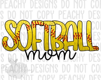 Softbol Mamá png, Imágenes Prediseñadas de Softbol, Softbol png, Sublimación de Softbol, Descarga Digital, Amor Softbol, Diseño de Softbol, Softbol DTG