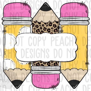 Pencils PNG, digital download, sublimation designs, sublimation downloads, sublimation png, DTG, School clipart, Back to School, teacher