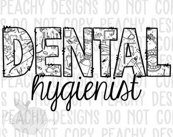 Dental Hygienist PNG, dental hygienist, dental assistant, digital download, sublimation designs, sublimation downloads, dental clipart, DTG