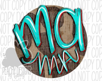 Mama png, Mama clipart, Mama design, Mom, Mothers day Sublimation, Digital Download, happy mothers day png. Leopard, Hand Lettering