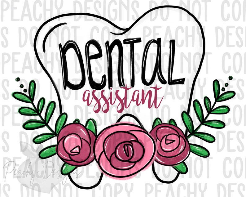Dental Assistant PNG Dental Png Dental Assistant Digital Etsy