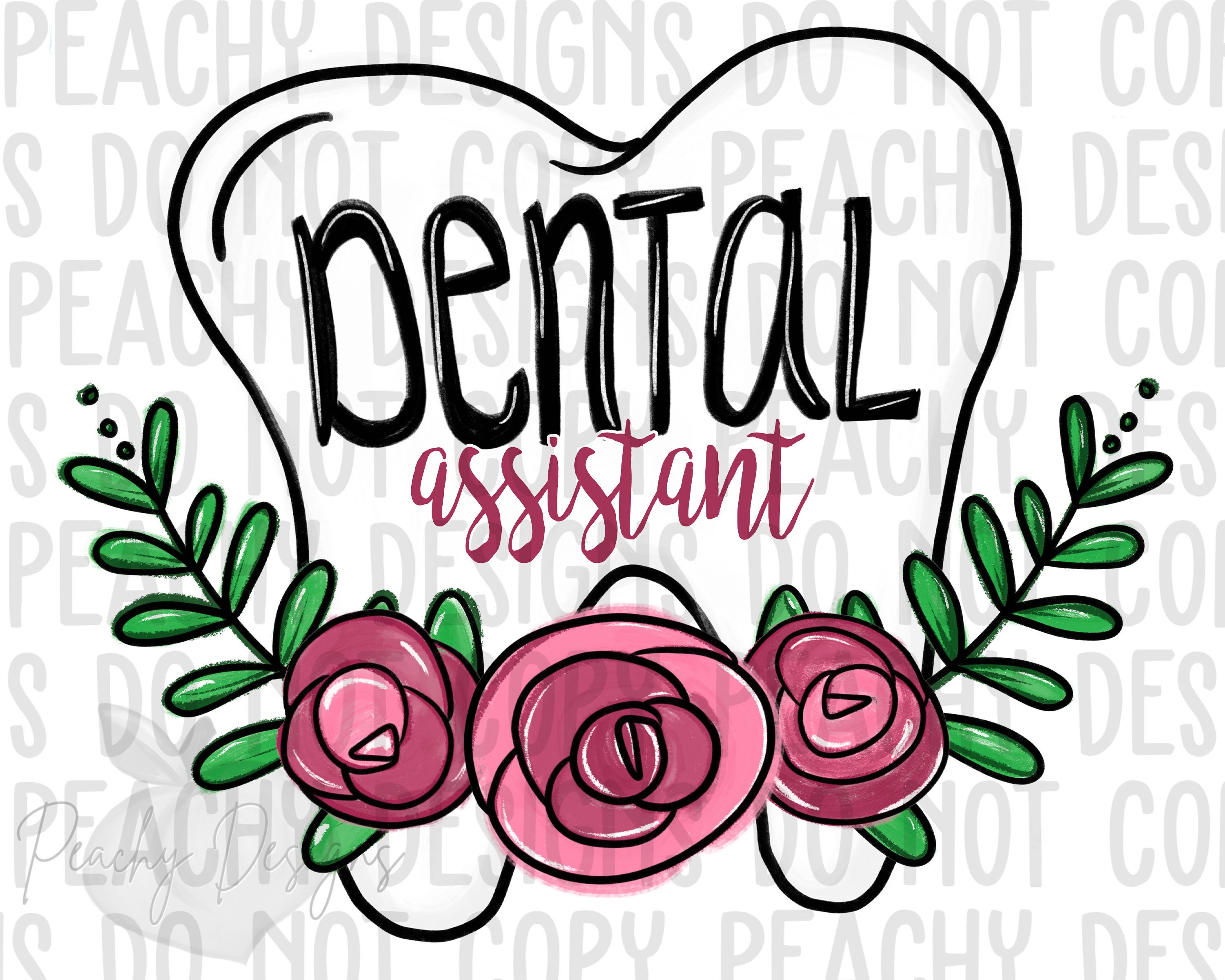 Dental Assistant PNG dental png dental assistant digital Etsy