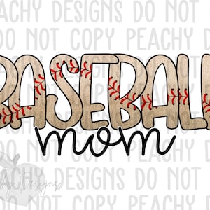 Baseball Mom png, Baseball clipart, Baseball png, Baseball Sublimation, Digital Download, Love Baseball, Cute Baseball heart design, DTG