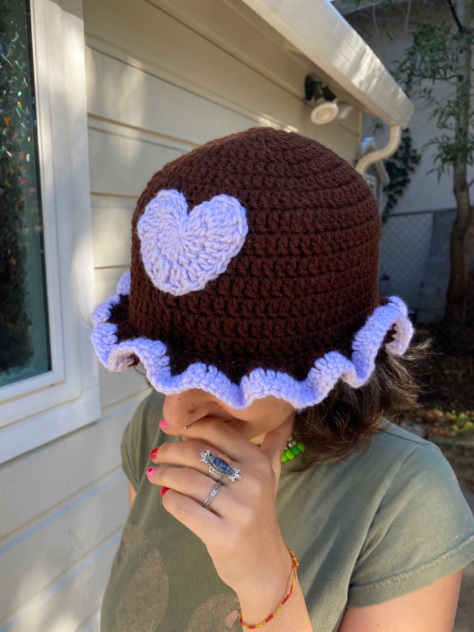 Heart Bucket Hat Etsy