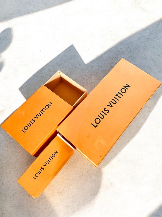 Vintage Authentic Louis Vuitton Boxes Small, Medium and