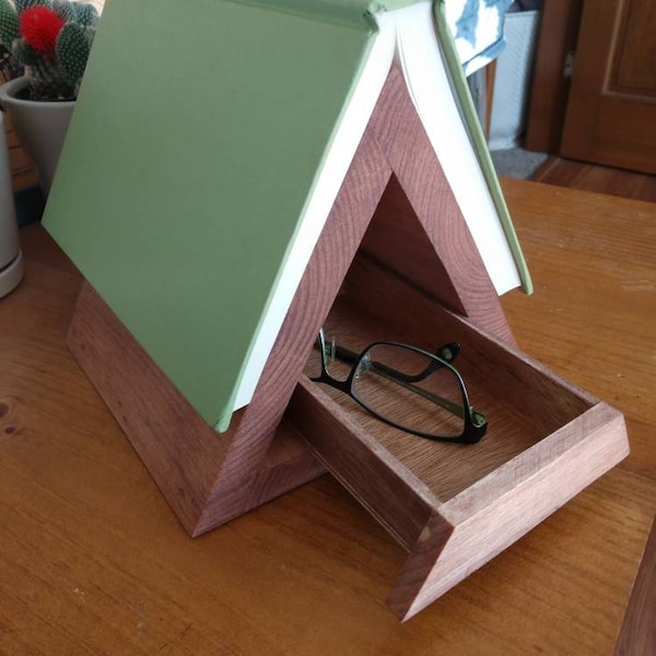 Triangle Book Stand Etsy