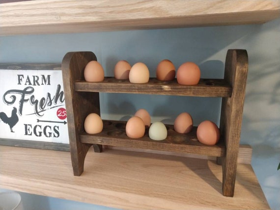 Egg Holder, Egg Display, Farm Decor, Chicken Decor, Egg Display, Farm Fresh  Eggs, Egg Holder Countertop, Duck Egg 