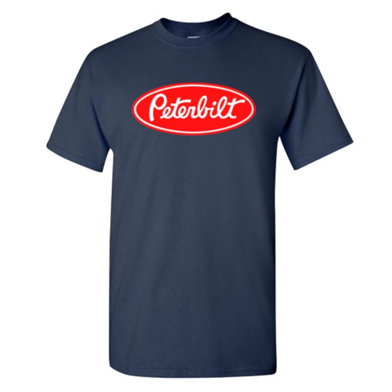 Peterbilt Black Womens Round Neck Print Short-Sleeved T-Shirt Top Summer Cotton T-Shirt Peterbilt Black Womens Round Neck Print Short-Sleeved T-Shirt Top Summer Cotton T-Shirt