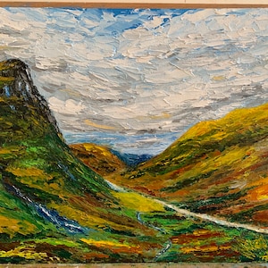Cloudy skies over Glen Coe