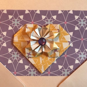 Origami Danke Karte Dank Dankeschön Falscher Juwel Stein Dekoschmuck Glitzer Bling Bling Liebe Freundschaft