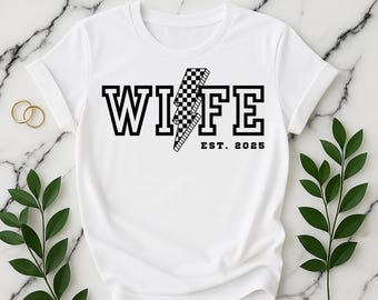 Ensemble de chemises mari et femme, t-shirts pour couple assortis, cadeau de mariage pour elle et lui, tenues de lune de miel pour jeunes mariés, jolies chemises d'anniversaire