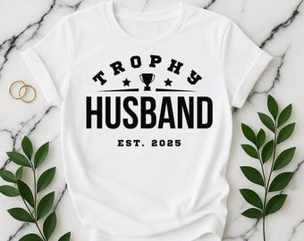 Ensemble de chemises mari et femme, t-shirts pour couple assortis, cadeau de mariage pour elle et lui, tenues de lune de miel pour jeunes mariés, jolies chemises d'anniversaire