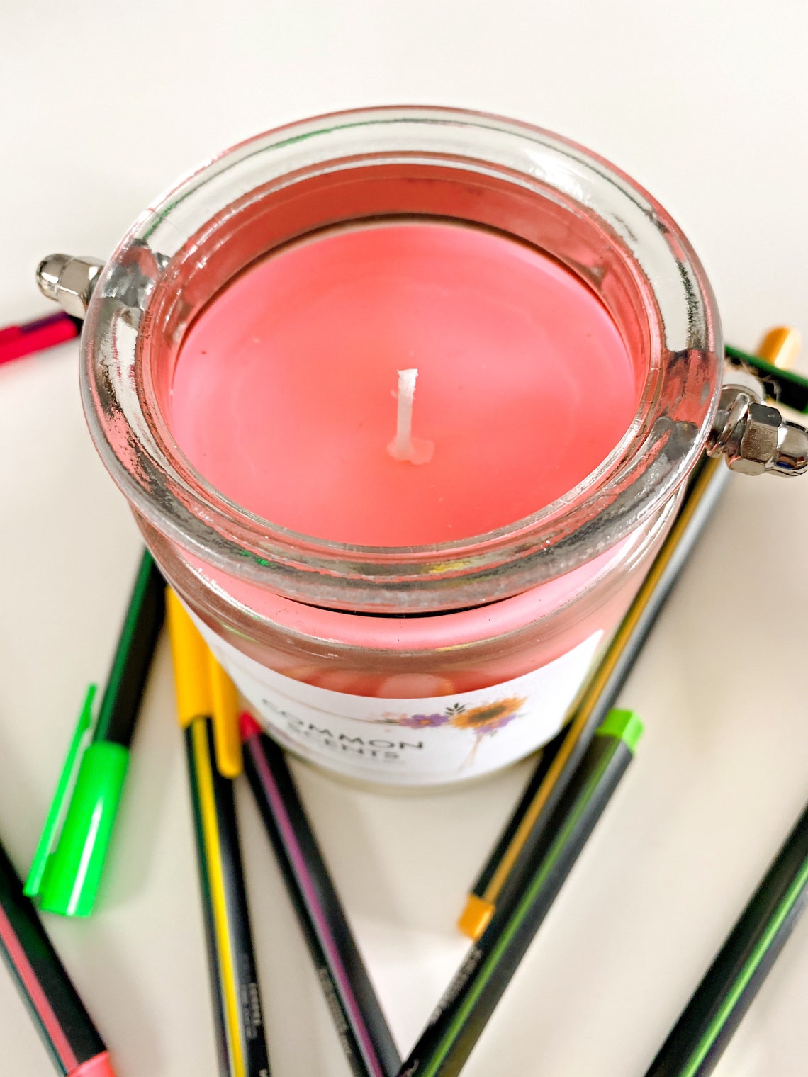 Home Gift Pastel Candles MultiColoured Candles Scented Etsy