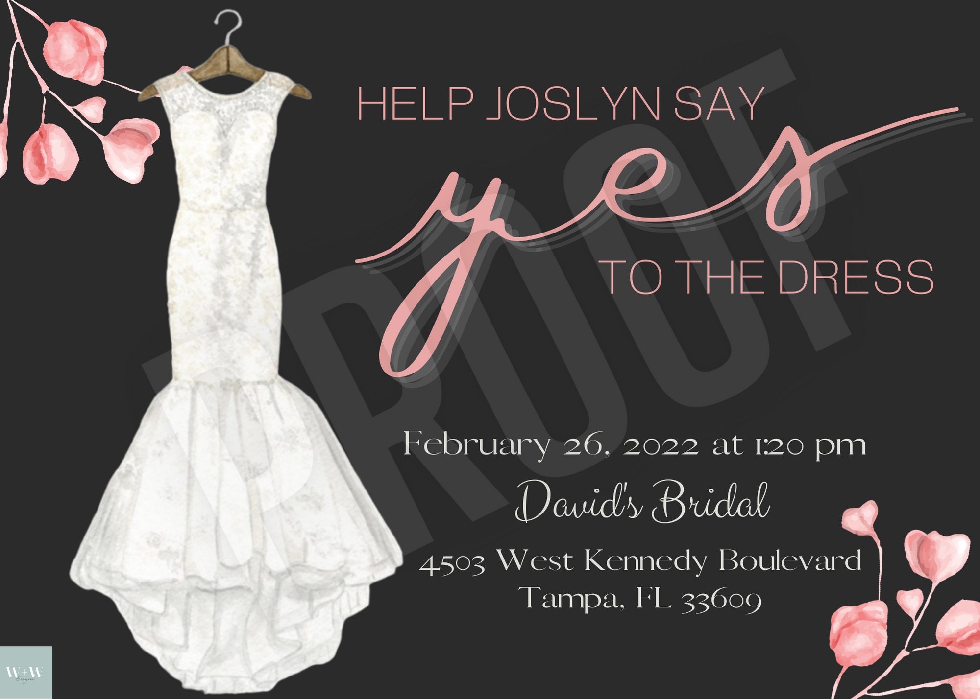 say yes to the dress a birthday surprise Drive Through Birthday Parade Party Invitation with Photo  PrinterFairy