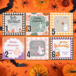 Halloween Gift Tags Customized Digital Download